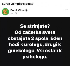 Vir: Facebook, posnetek zaslona